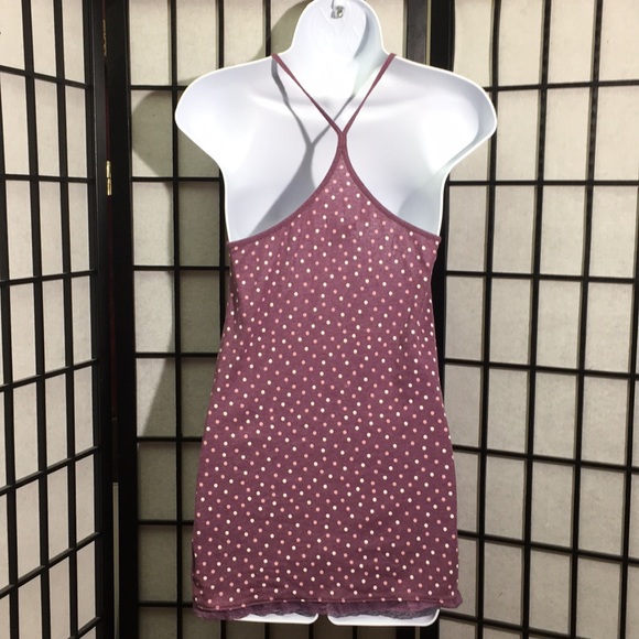 American Eagle Polka Dot Racer Back Sz L - Picture 4 of 5